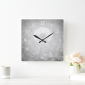 Horloge Carrée Dandelion gris photo 31 (Maison)