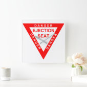 HORLOGE CARRÉE DANGER DU SIÈGE ÉLECTORAL (Maison)