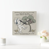 Horloge Carrée Danse (Maison)