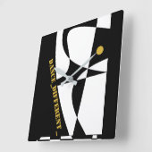 HORLOGE CARRÉE DANSE_DIFFÉRENTE_ (Angle)