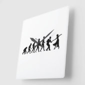 Horloge Carrée Danse d'oscillation (Angle)