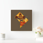 Horloge Carrée dc washington (Maison)