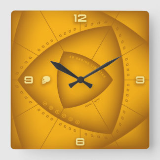 Horloge Carrée De l'ordre vient la liberté