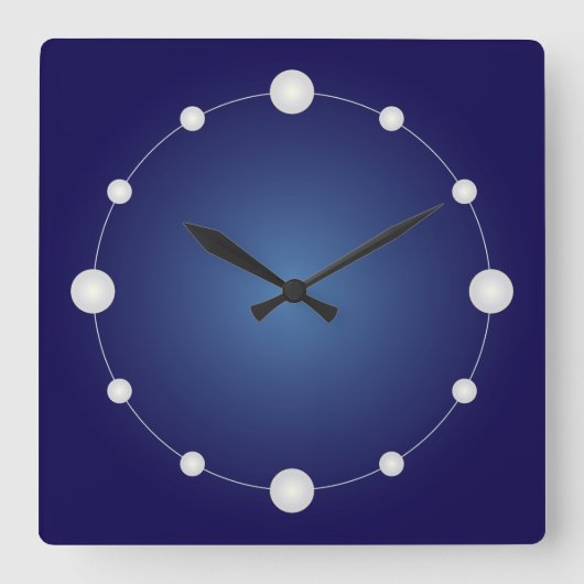 Horloge Carrée de pearls (Recto)