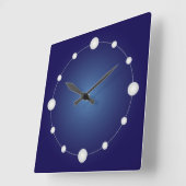 Horloge Carrée de pearls (Angle)