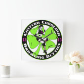 Horloge carrée d'ECBB (Maison)