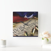 Horloge Carrée Déclaration d'indépendance (Maison)