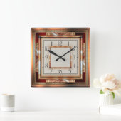Horloge Carrée Déco (Maison)