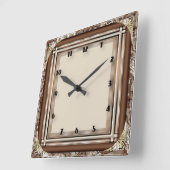 Horloge Carrée Déco moderne (Angle)