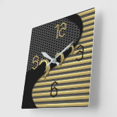 Horloge Carrée Déco moderne (Angle)