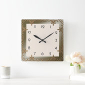 Horloge Carrée Décor (Maison)