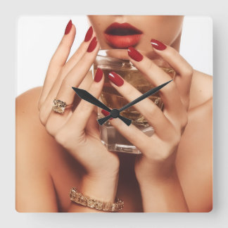 Horloge Carrée Décoration de maison d'élégance intemporelle 