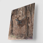 Horloge Carrée Deer Stare (Angle)