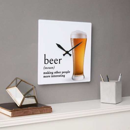 Horloge Carrée Définition de la BEER dans le dictionnaire (Bureau)
