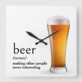 Horloge Carrée Définition de la BEER dans le dictionnaire (Recto)