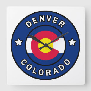 Horloge Carrée Denver Colorado