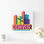 Horloge Carrée Denver In Design (Maison)