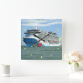 Horloge Carrée Départ (Maison)