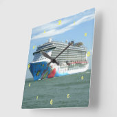 Horloge Carrée Départ (Angle)