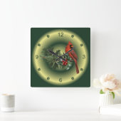 Horloge Carrée Des Cardinaux Apparaissent Quand Les Anges Sont Pr (Maison)