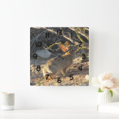 Horloge Carrée Desert Rabbit Clock (Maison)