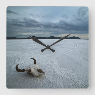 Horloge Carrée Deserts Bonneville Salt Flats Utah