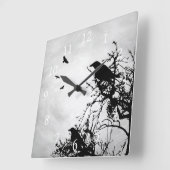 Horloge Carrée Design 43 (Angle)