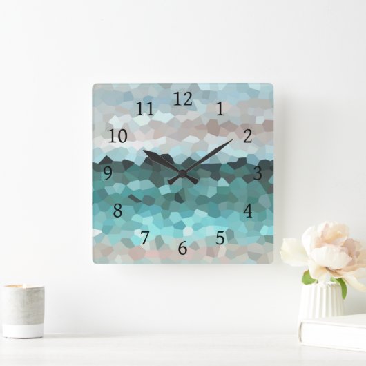 Horloge Carrée Design 86 (Maison)