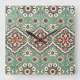 Horloge Carrée Design arabe #11 à Emporio Moffa