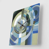 Horloge Carrée Design Art Déco n° 1 à Emporio Moffa (Angle)