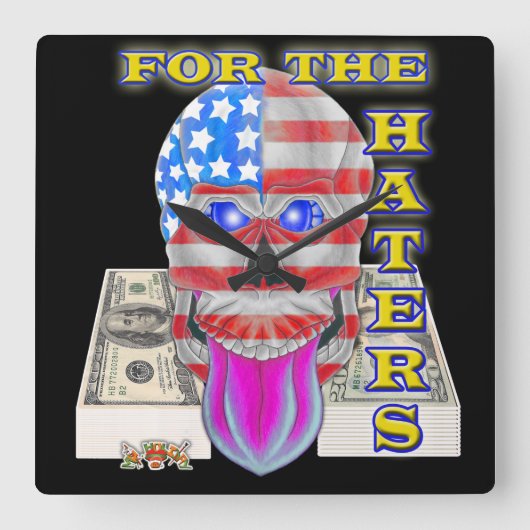 Horloge Carrée Détenteurs (Recto)