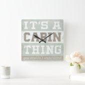 Horloge Carrée Devis | C'est une chose Cabine (Maison)