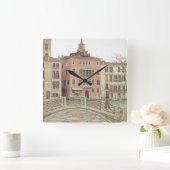Horloge Carrée Dimanche matin à Venise (Maison)