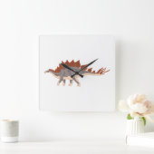Horloge Carrée dinosaure (Maison)