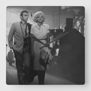 Horloge Carrée Dire l'adieu