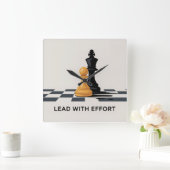 Horloge Carrée Dirigez avec effort (Maison)