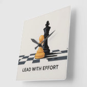 Horloge Carrée Dirigez avec effort (Angle)