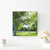 Horloge Carrée Disc Golf Wall Clock (Maison)