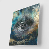 Horloge Carrée Divine Eye Wall Clock (Angle)