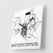 Horloge Carrée Doctors (Angle)