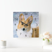 Horloge Carrée Dog 126 (Maison)