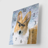 Horloge Carrée Dog 126 (Angle)