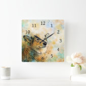 Horloge Carrée dog 143 (Maison)