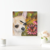 Horloge Carrée Dog 85 Chihuahua (Maison)