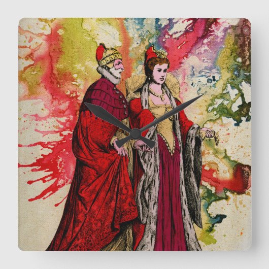 Horloge Carrée Doge vénitien et dogerie de Michael Moffa (Recto)