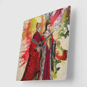 Horloge Carrée Doge vénitien et dogerie de Michael Moffa (Angle)