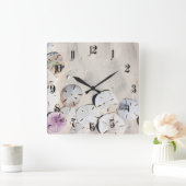 Horloge Carrée Dollars de sable (Maison)