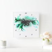 Horloge Carrée Dolphin Baby (Maison)