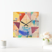 Horloge Carrée Don Giovanni Bavarois, Klee (Maison)