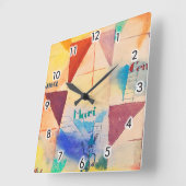 Horloge Carrée Don Giovanni Bavarois, Klee (Angle)